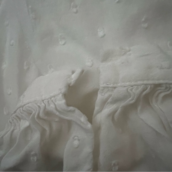 *FLAWED* Free People Charlotte Tunic in Ivory Size Large Bohemian - Picture 8 of 8